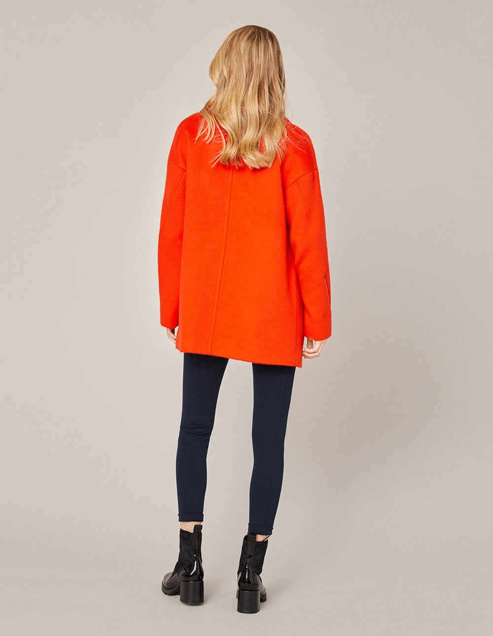 MARYLING Black Spandex Knit Slim Fit Pants