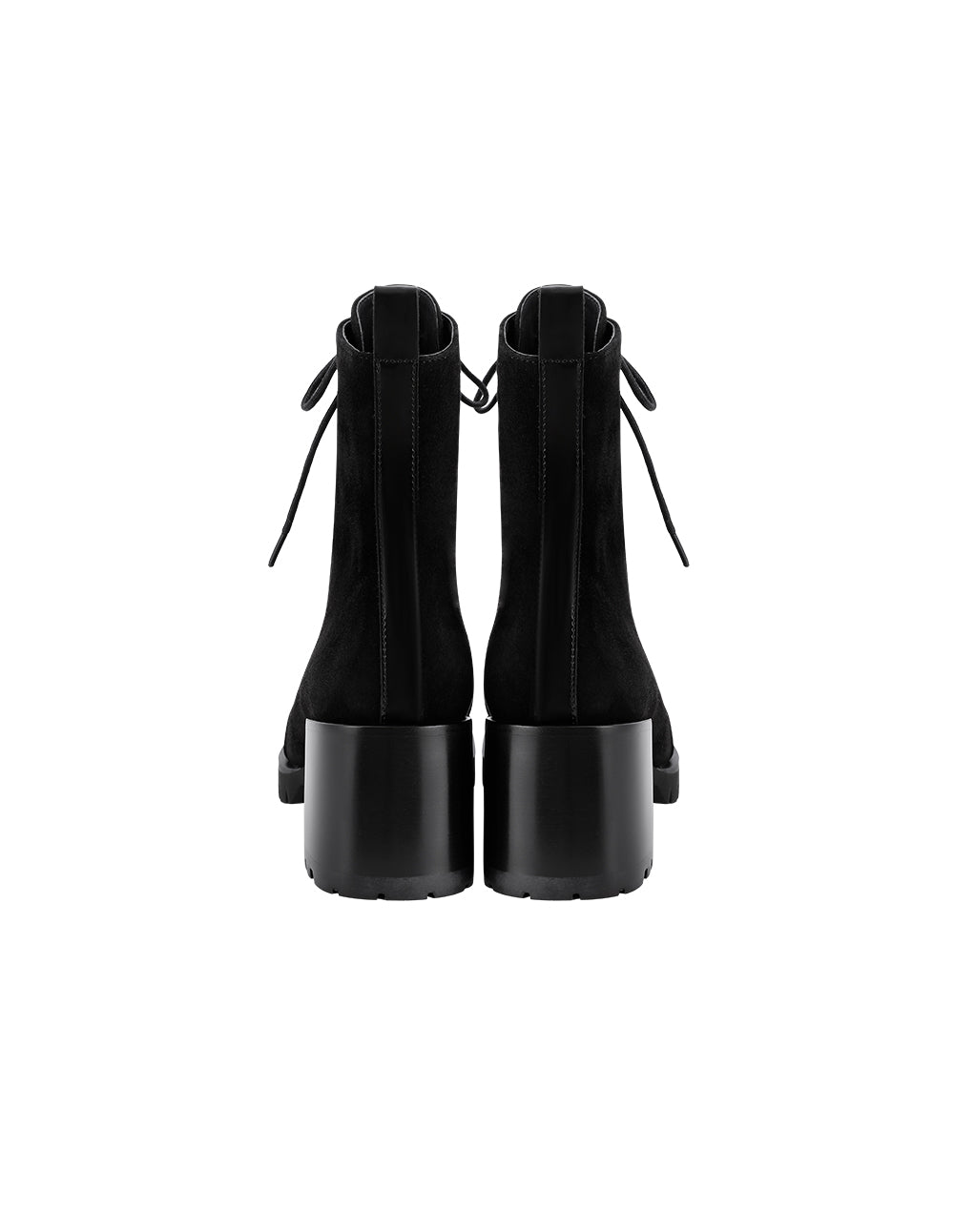 MARYLING Lime White Sheepskin Stitching Shallow Boots