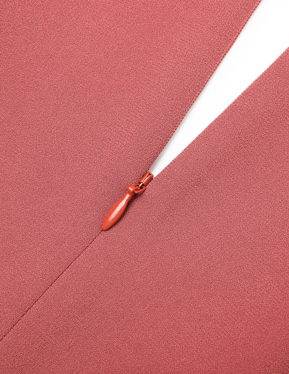 MARYLING Draped Off-The-Shoulder Pleats With Side Slits Hem Brick-Red Hip-Wrap Dress