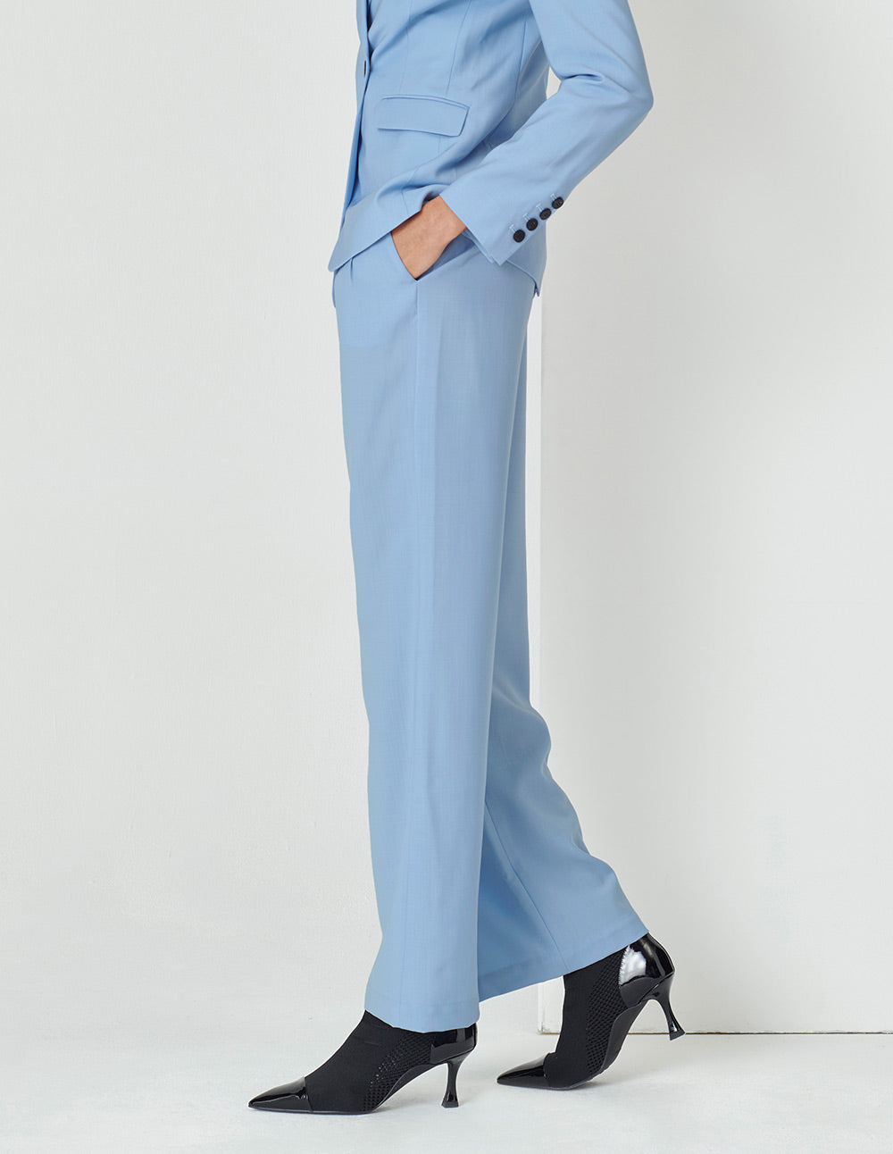 MARYLING  Light Blue Classic Suit Pants