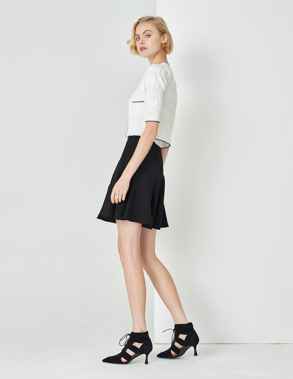 MARYLING Black Mini Skirt