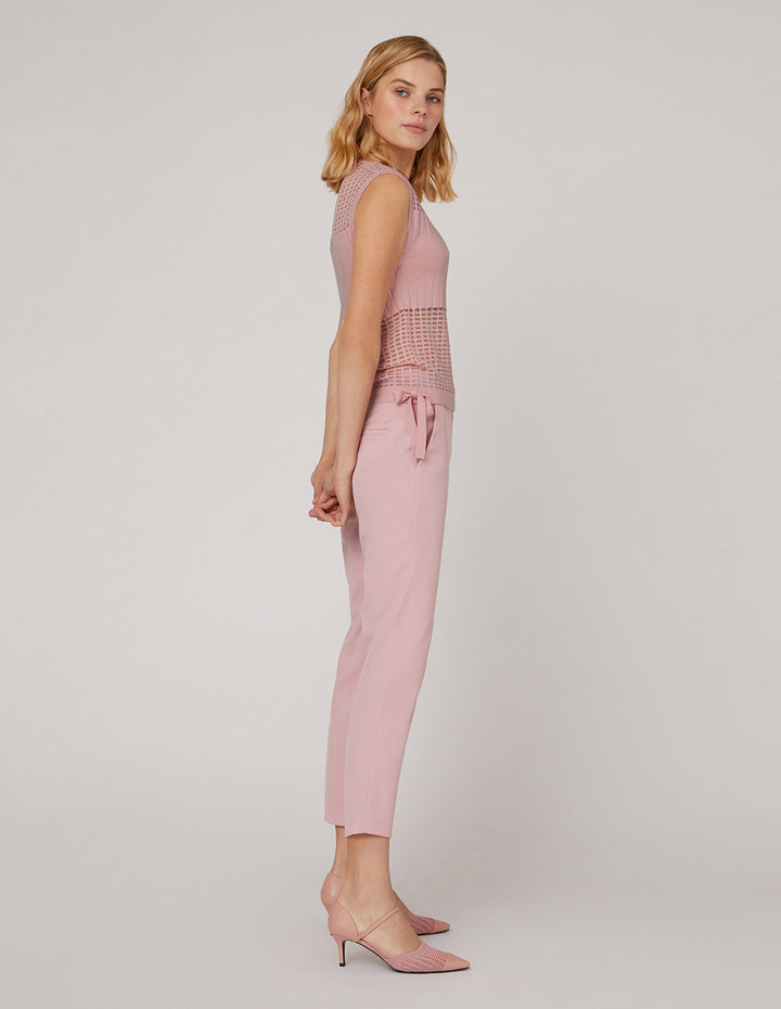 MARYLING Cherry blossom pink knit vest