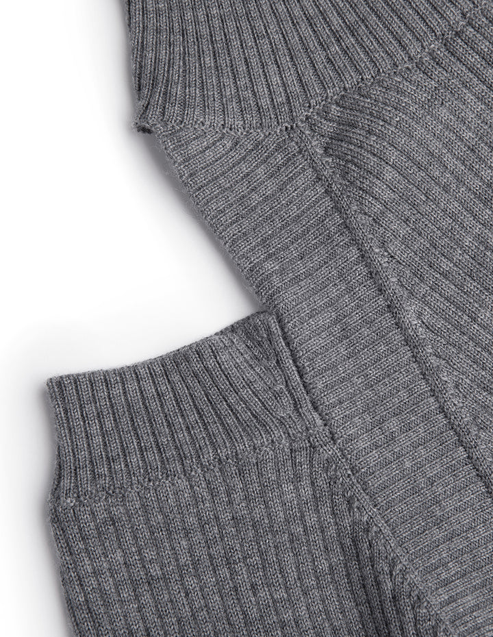 MARYLING Gray strapless slim dress woman skirt