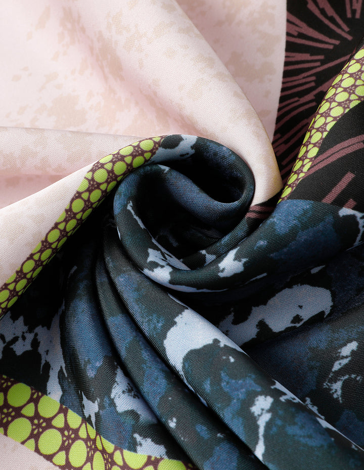 MARYLING Large Slit Sweater Dress