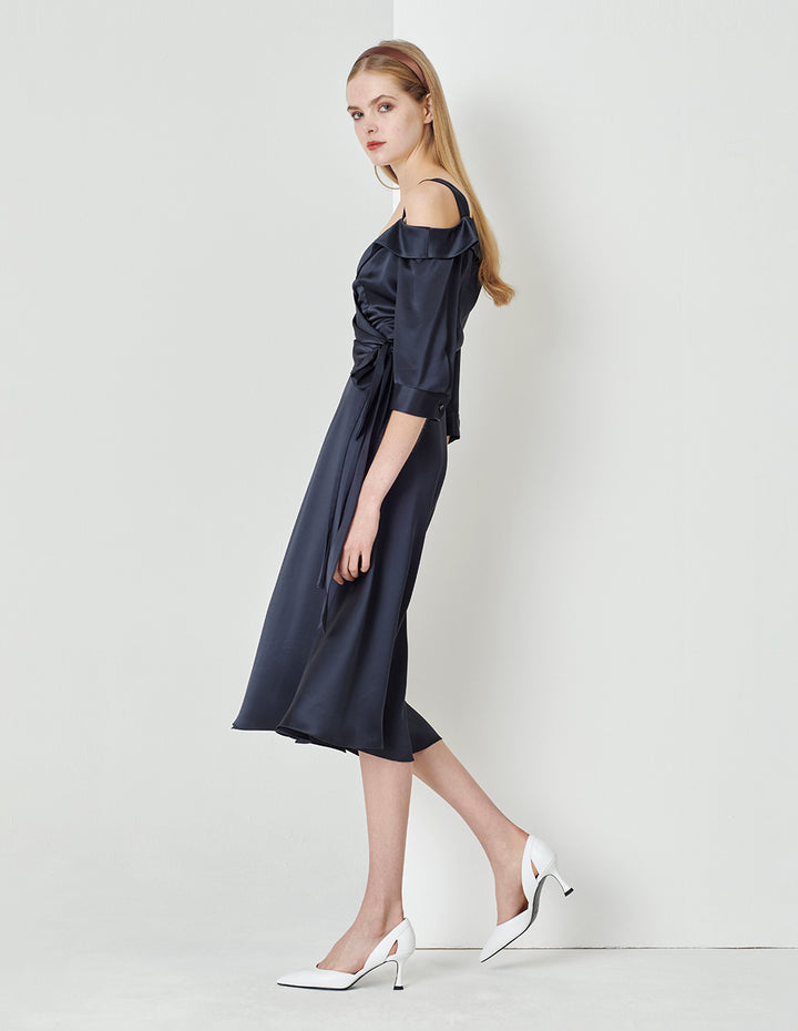 MARYLING Dark Blue One-Piece Camisole Top