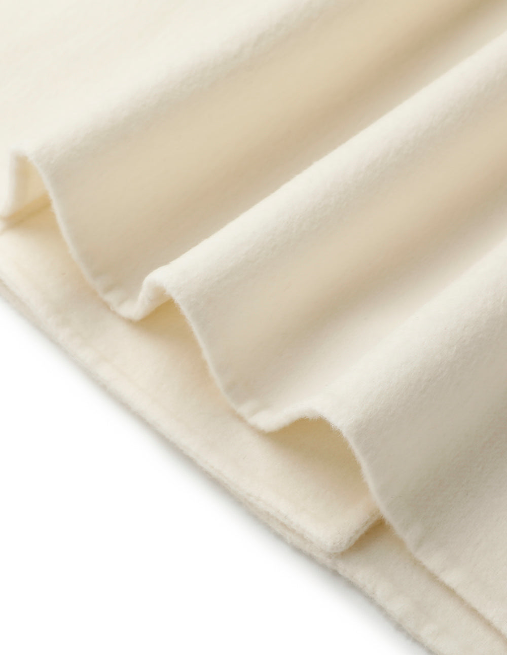 MARYLING Off-White Woollen Stitch Double-Faced Woollen Jacket