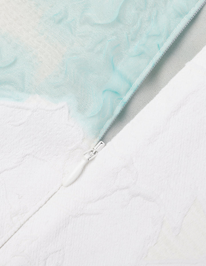 MARYLING Vanilla Green Shoulder Cross Body Dress