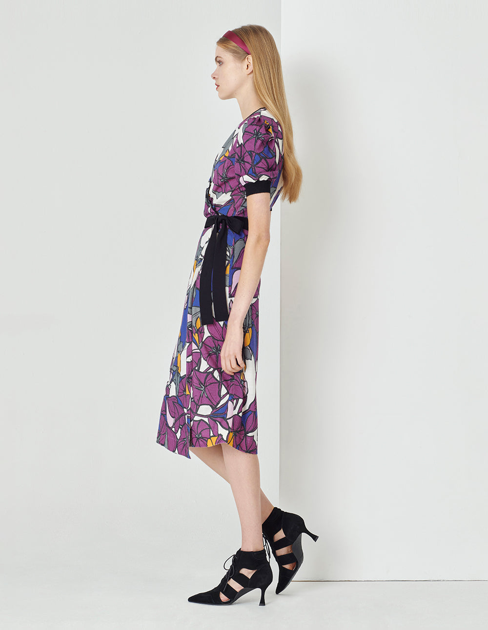 MARYLING Multicolor Print Knit Dress