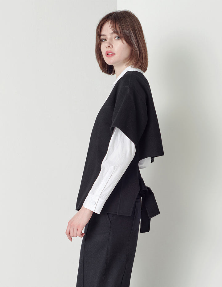 MARYLING Back hollow tie top