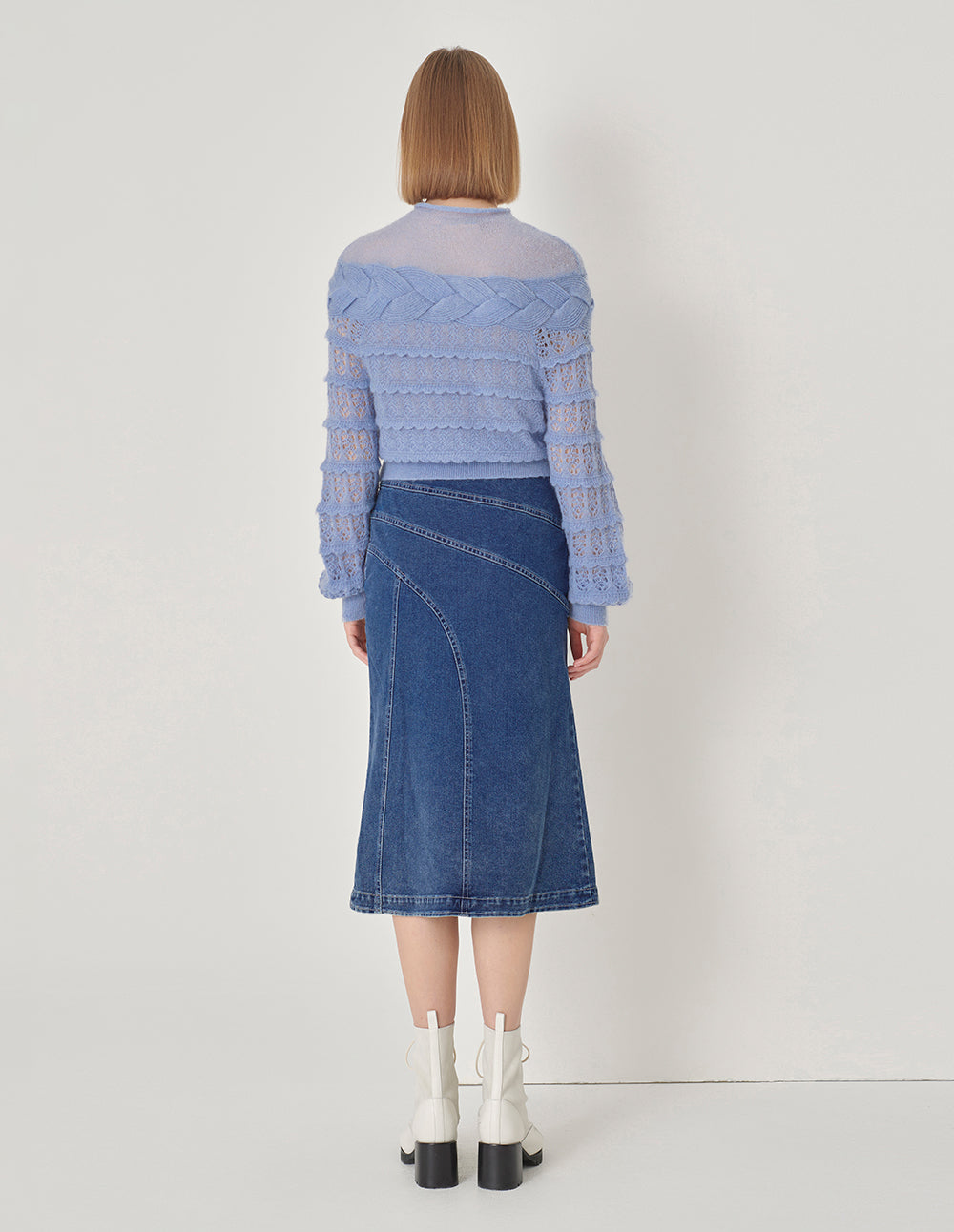 Maryling Violet Mohair Sweater