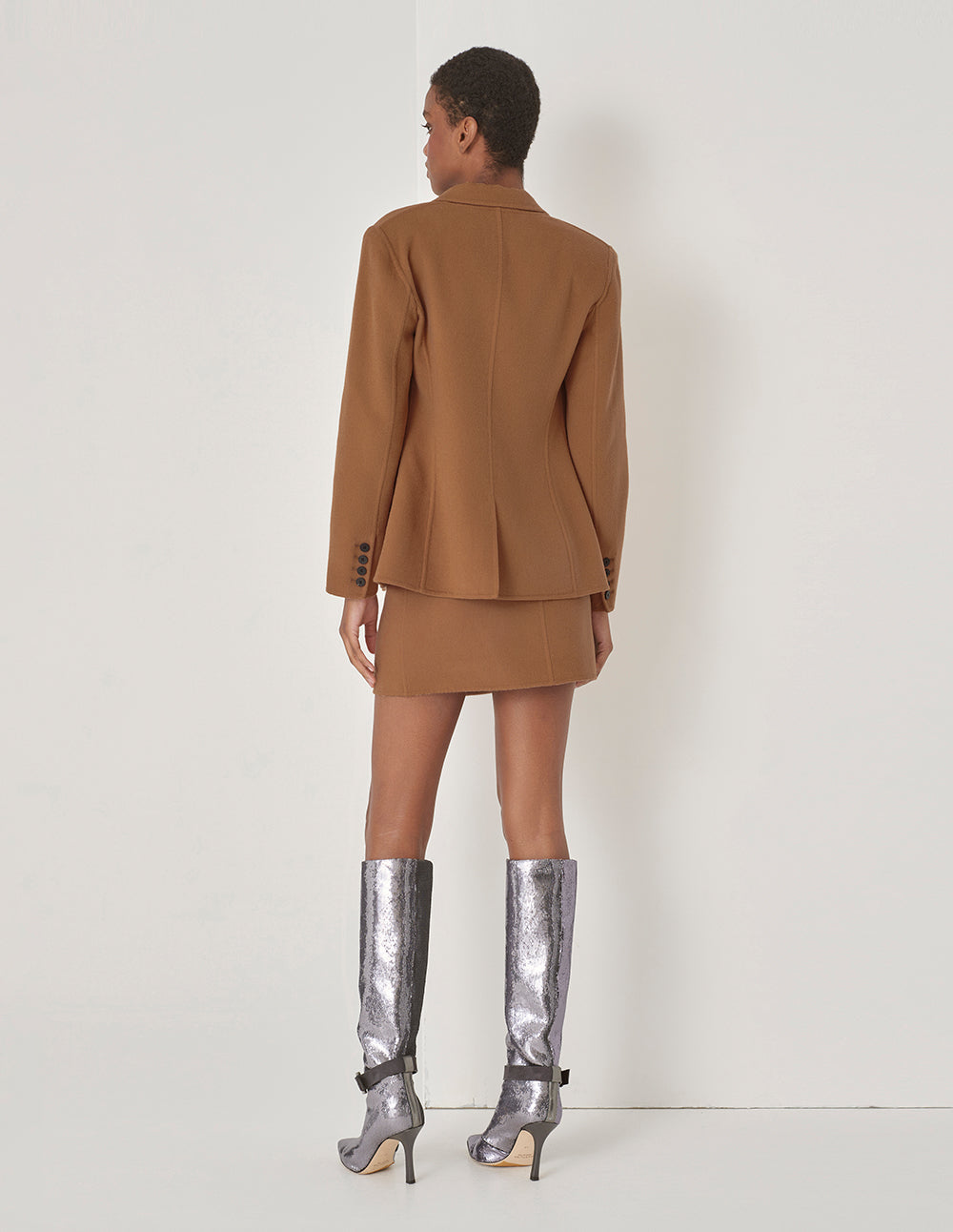 MARYLING Asymmetrical Pocket Mini Skirt