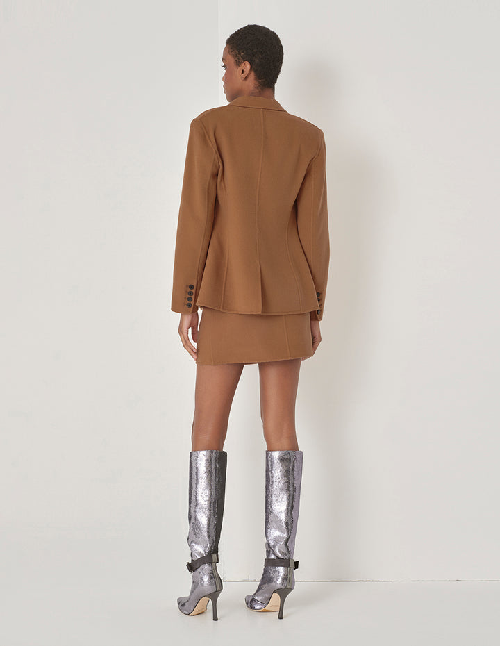 MARYLING Asymmetrical Pocket Mini Skirt