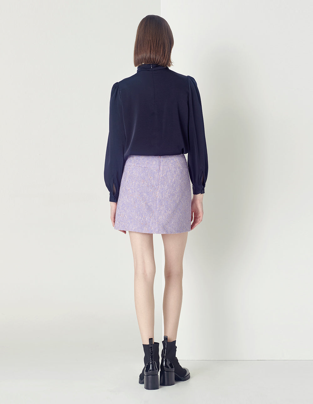 MARYLING Tweed Mini-Skirt