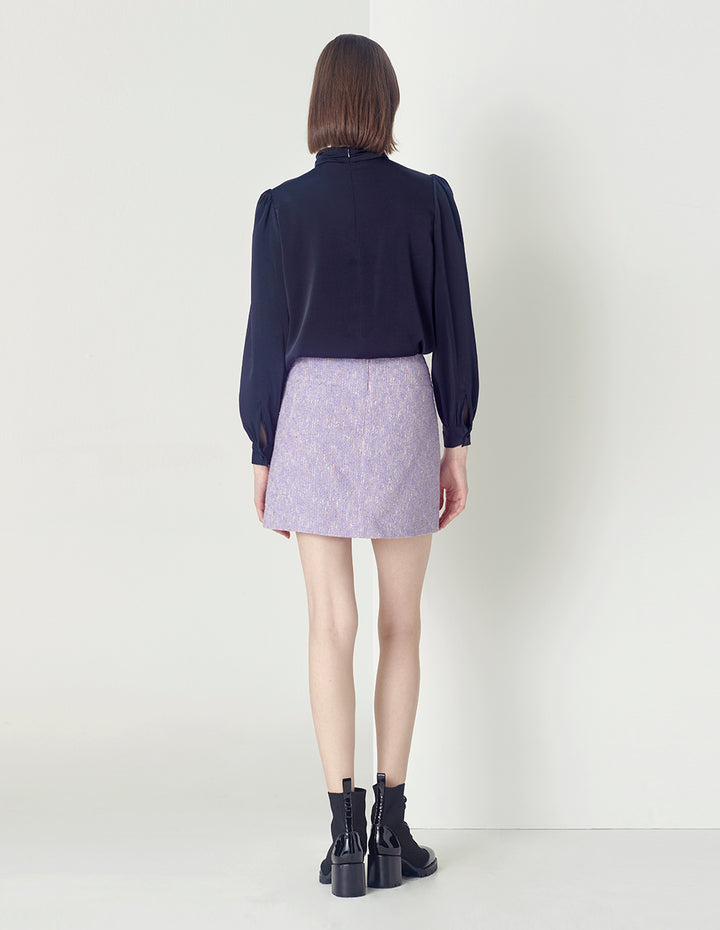 MARYLING Tweed Mini-Skirt