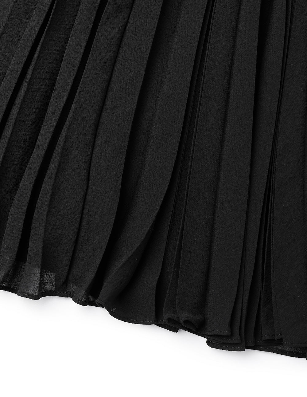 MARYLING Black Shirt Needle Dress