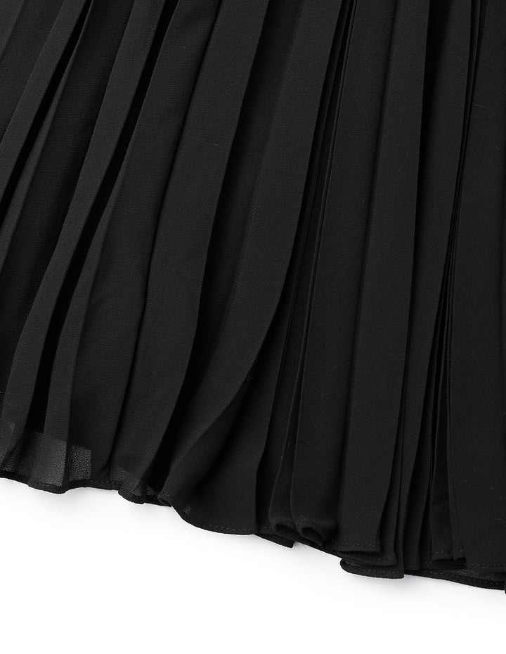 MARYLING Black Shirt Needle Dress