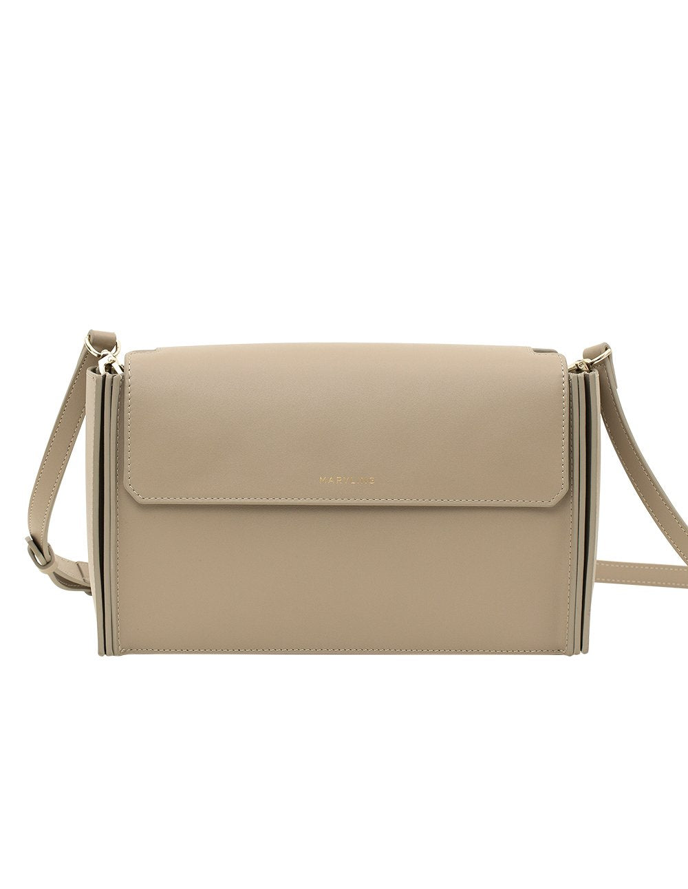 MARYLING Grained Calfskin Small Cabas Handbag