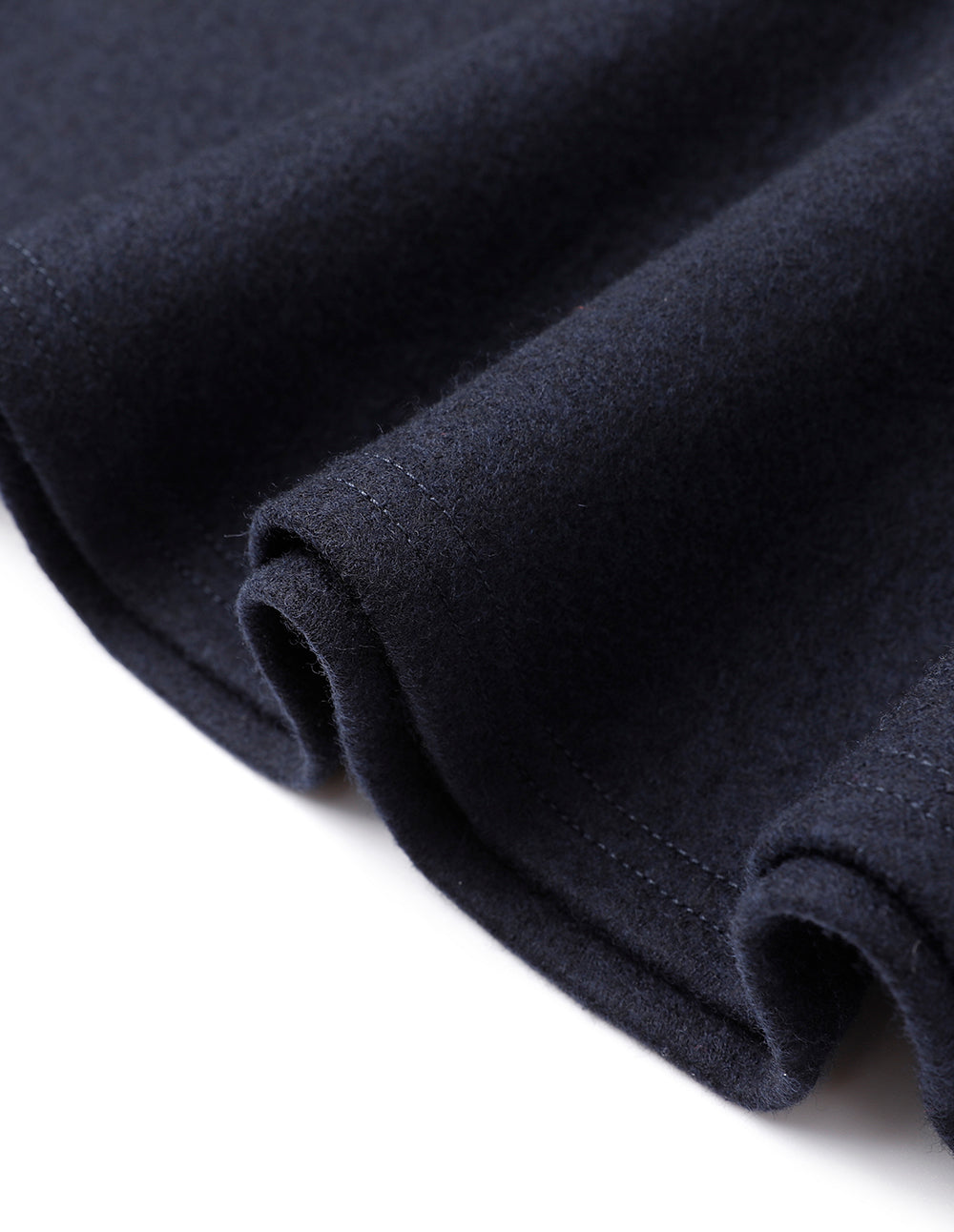 MARYLING Navy Knit Woven Matching Sweatshirt