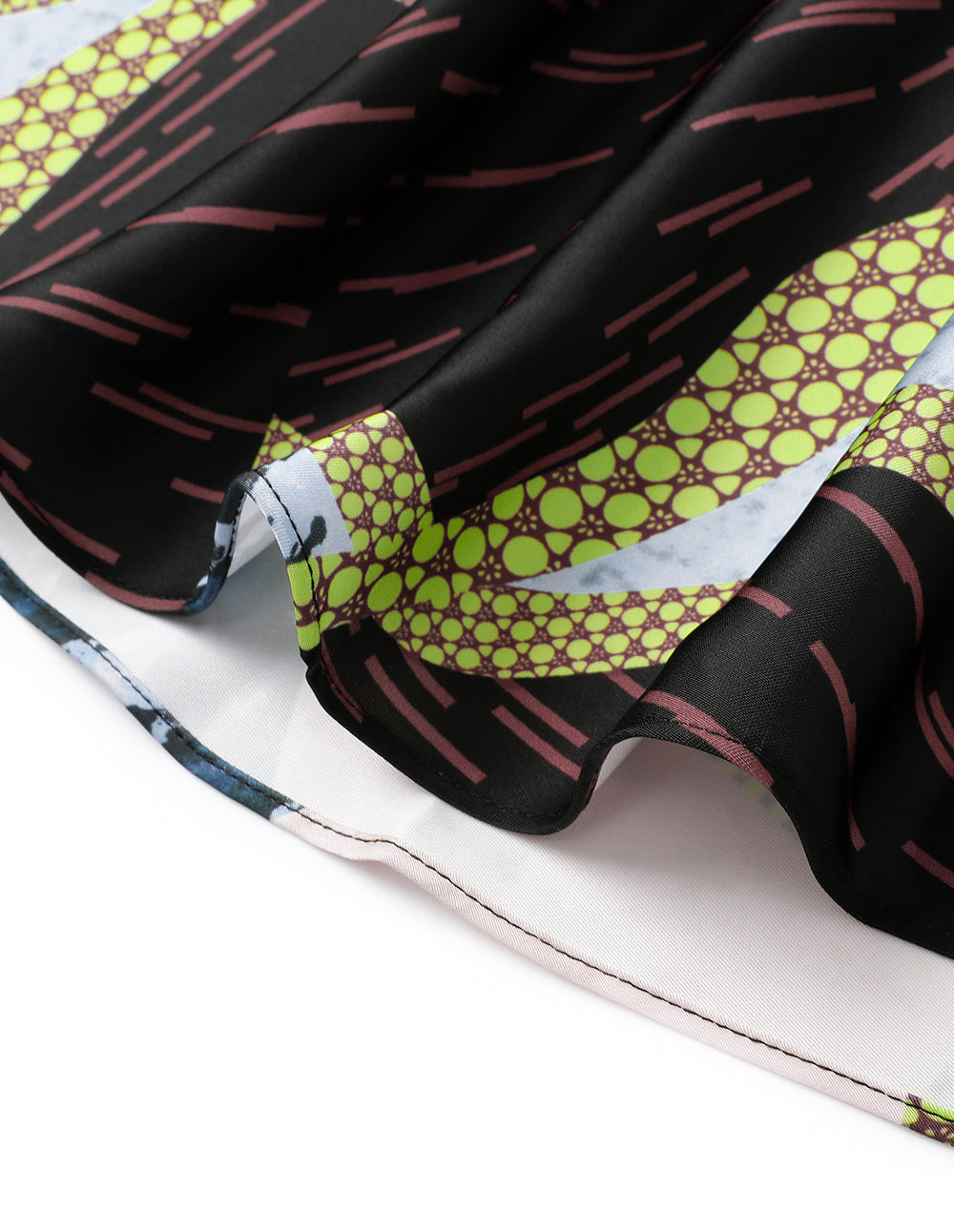 MARYLING Large Slit Sweater Dress