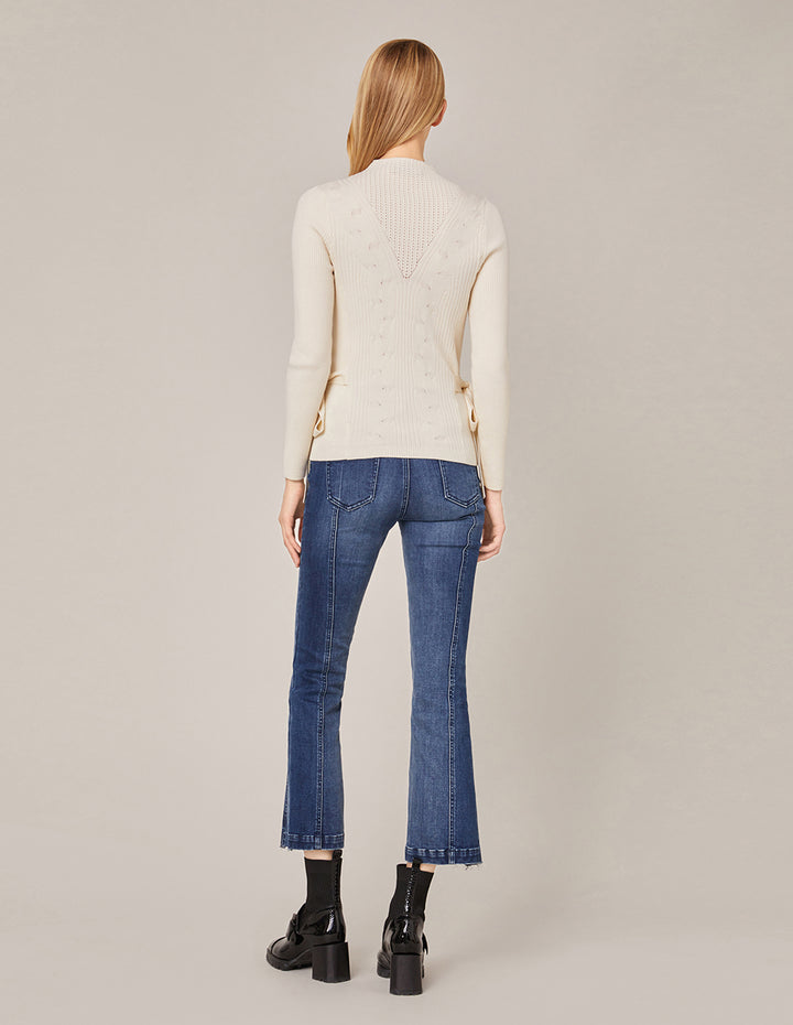 MARYLING Turtleneck Knitted Pullover