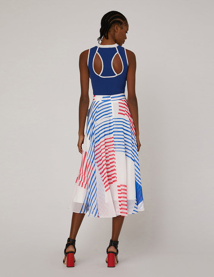 MARYLING Tie Waist Stacking Skirt