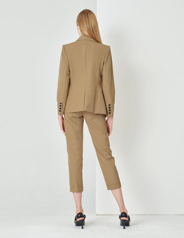 MARYLING Flip Collar Double-Breasted Suit