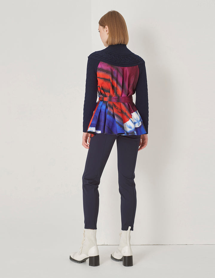 MARYLING A-Hem Printed Top