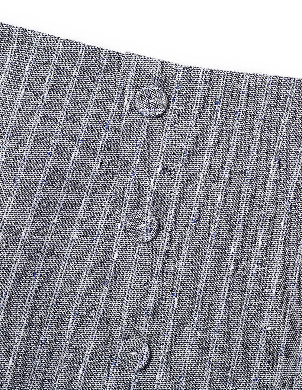 MARYLING Grey Striped With Single Side Pocket Mini Skirt