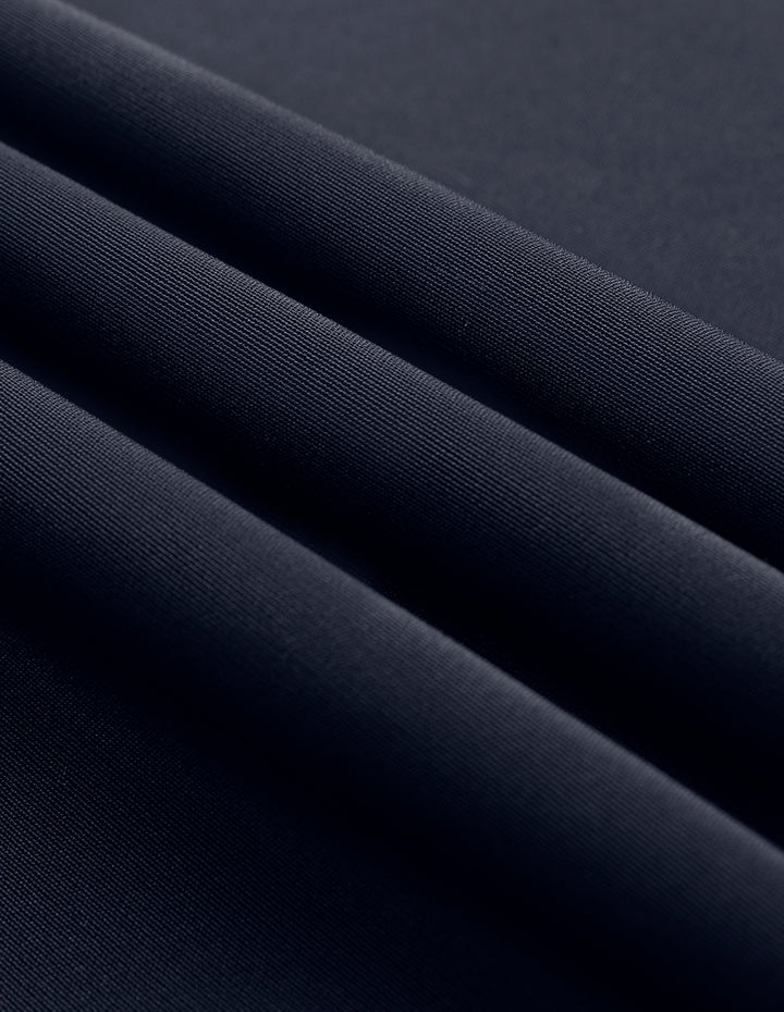 MARYLING Dark Blue Straight Wide Leg Pants