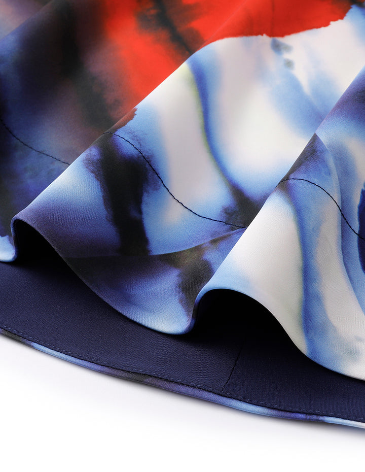 MARYLING A-Hem Printed Top