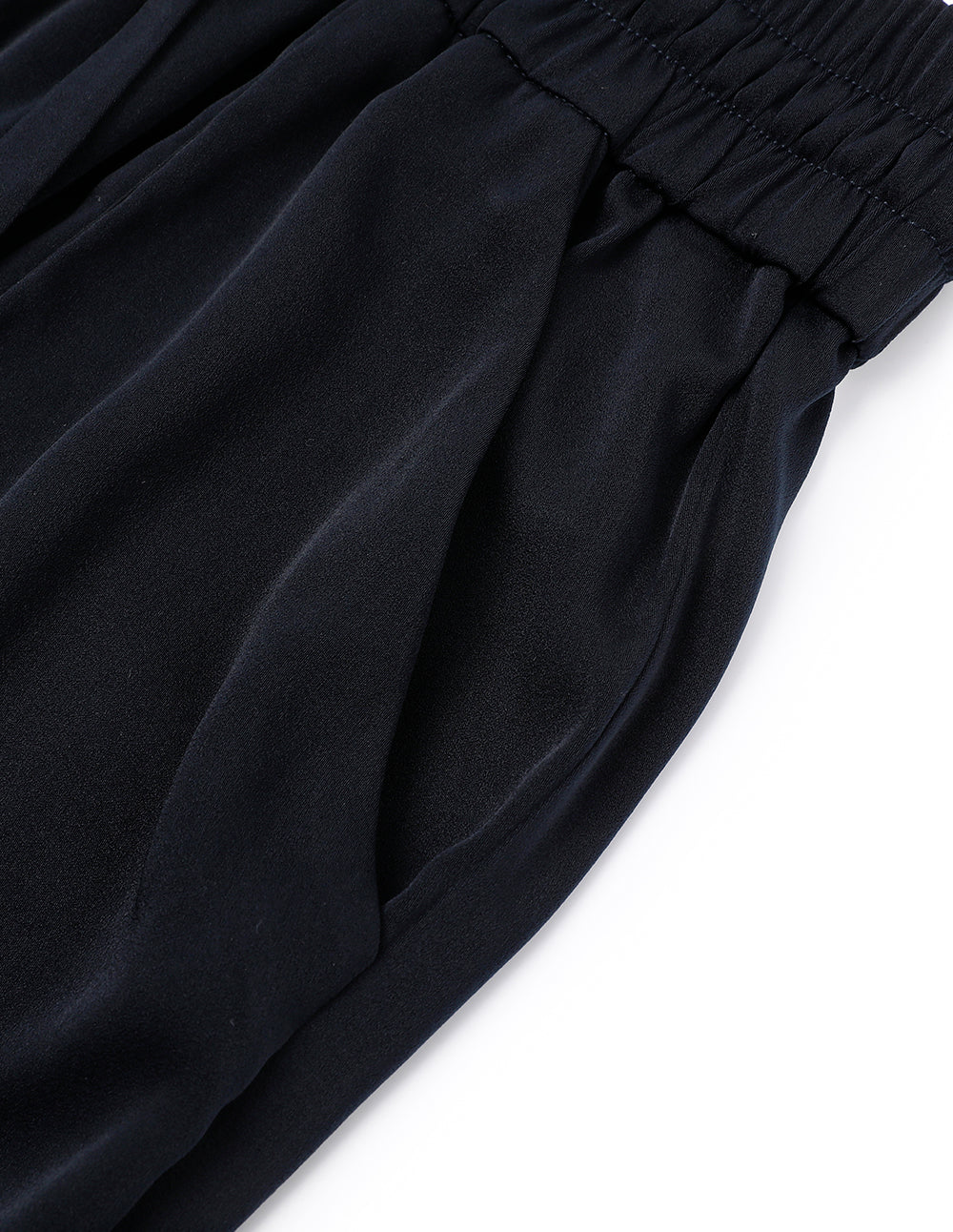 MARYLING Midnight Blue Loose-Fit Jogging Pants