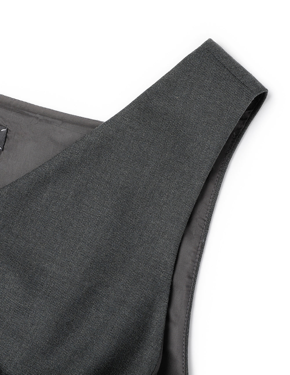 MARYLING Grey Cyan Cross Split Tank Top