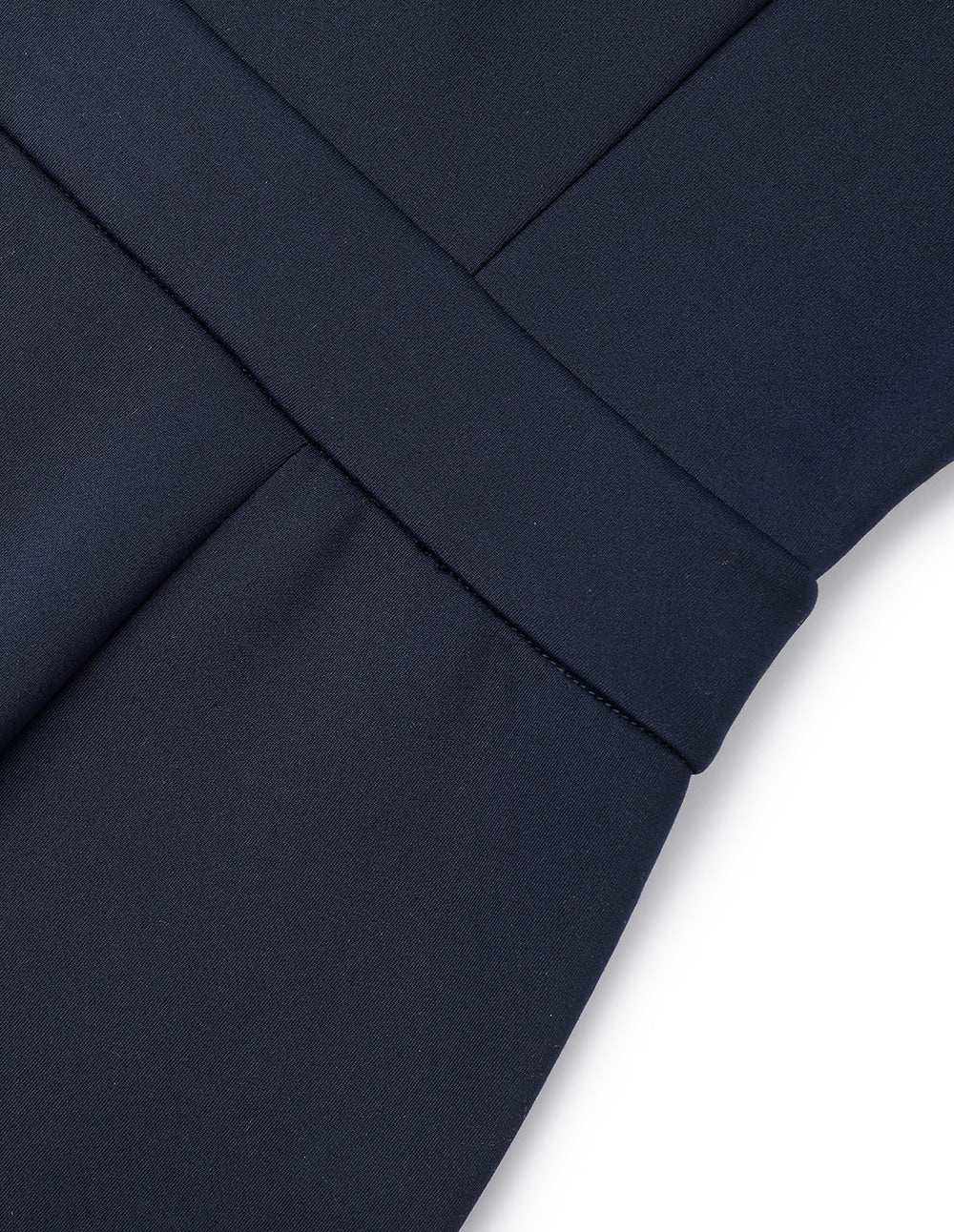 MARYLING Peak Lapel Knitted Suit Dress