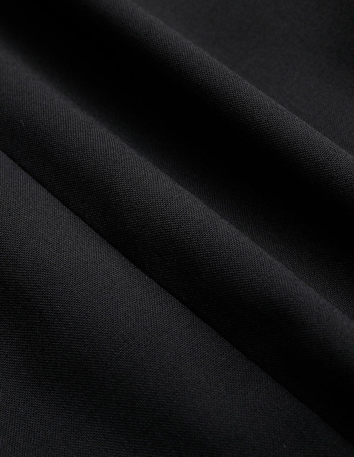 MARYLING Black And White Contrast Blazer