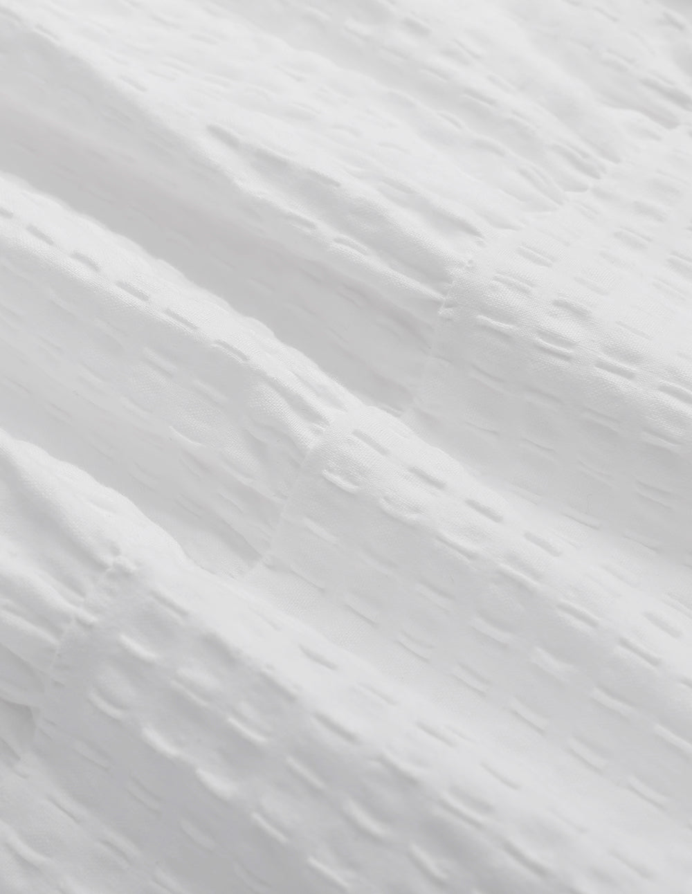 MARYLING White Drawstring Detail Dress