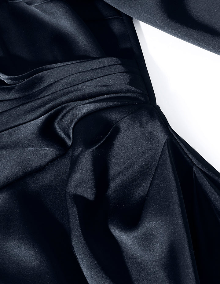 MARYLING Off-Shoulder Long Sleeves Strap Dress