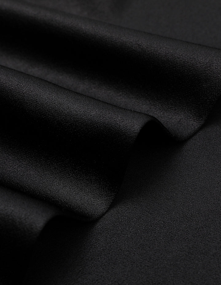 MARYLING One-Shoulder Suit Collar Side Slit Long Fishtail Dress