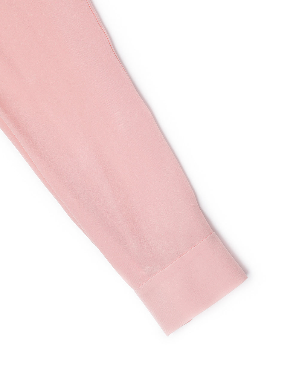 MARYLING Pink Strappy Ruffled Shirt