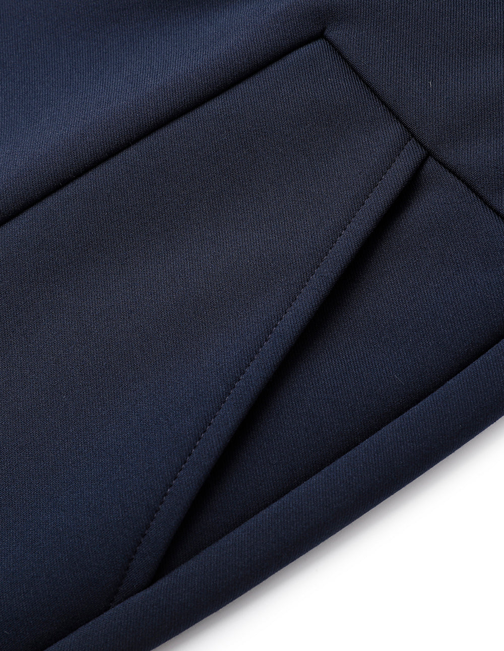 MARYLING Dark Blue Classic Fit Stretch Pants