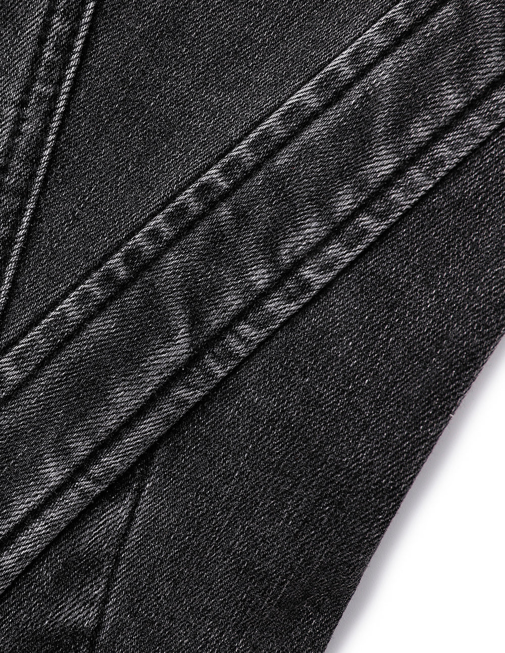 MARYLING Denim Wrap Top