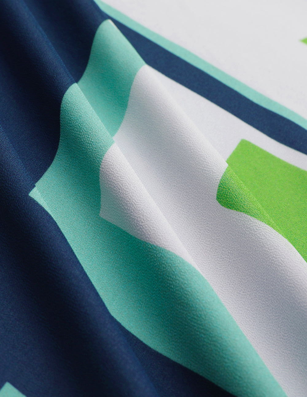 MARYLING Colourful Holiday Puzzle Art Plaid V-Neck Big Swing Georgette Dress