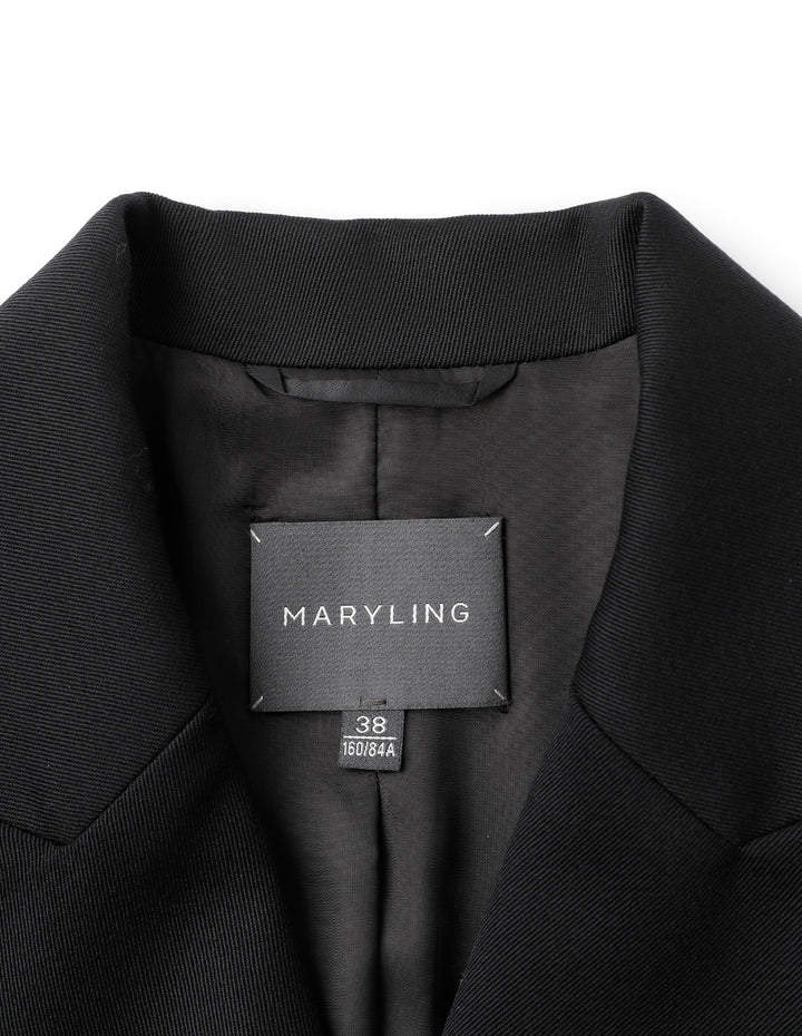 MARYLING Peak Lapel Corset Jacket