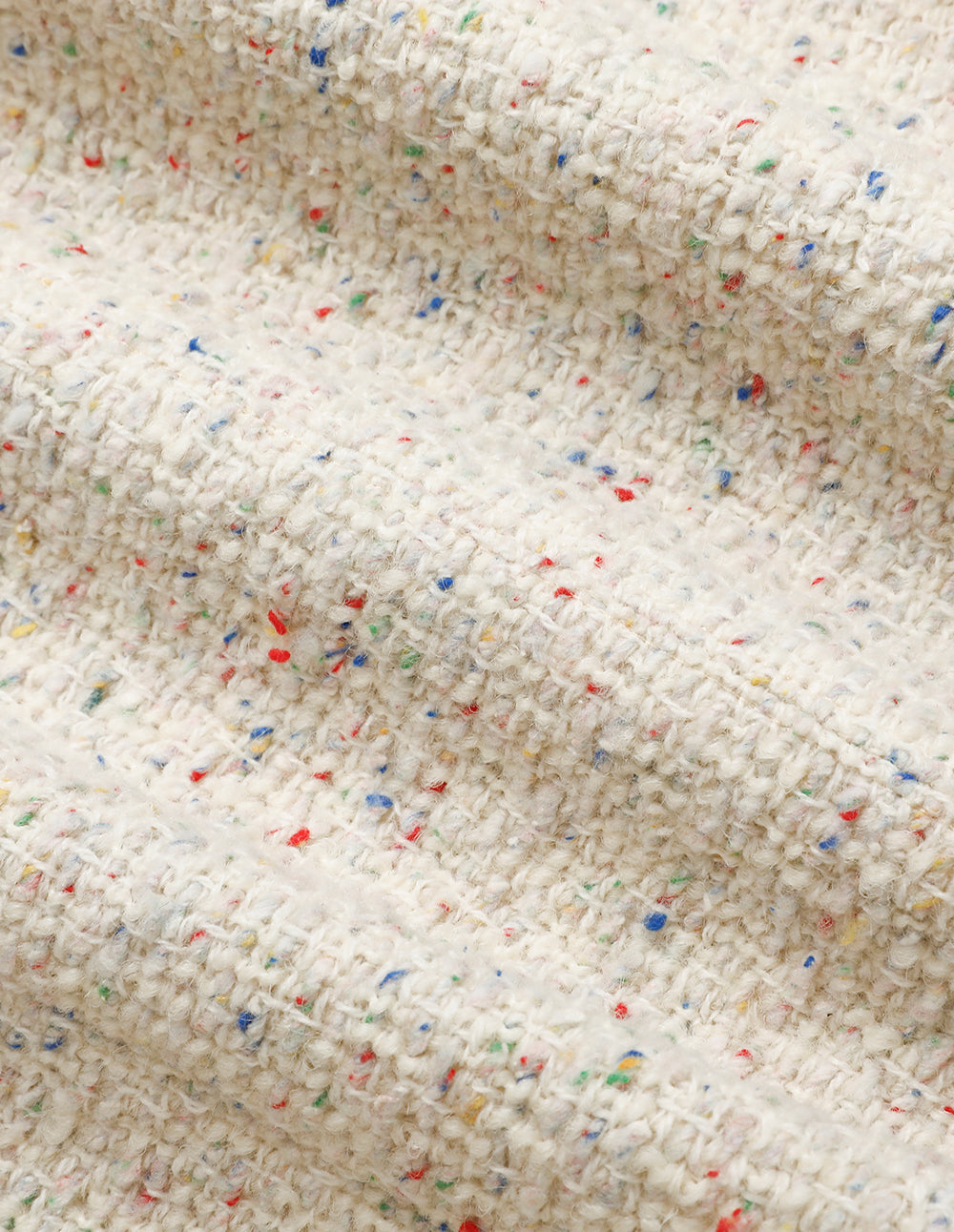 MARYLING Colourful Polka Dot Chest Side Decoration Design Round Swing Coat