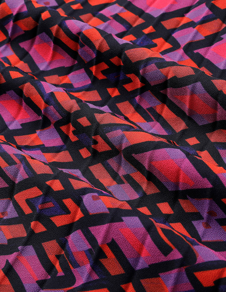 MARYLING Hollow Pleated Skirt Dress