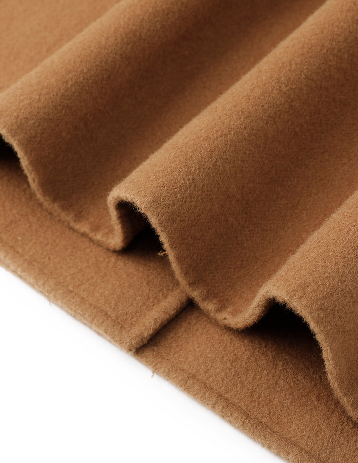 MARYLING Round Neck Double-Breasted Reversible Wool Vest