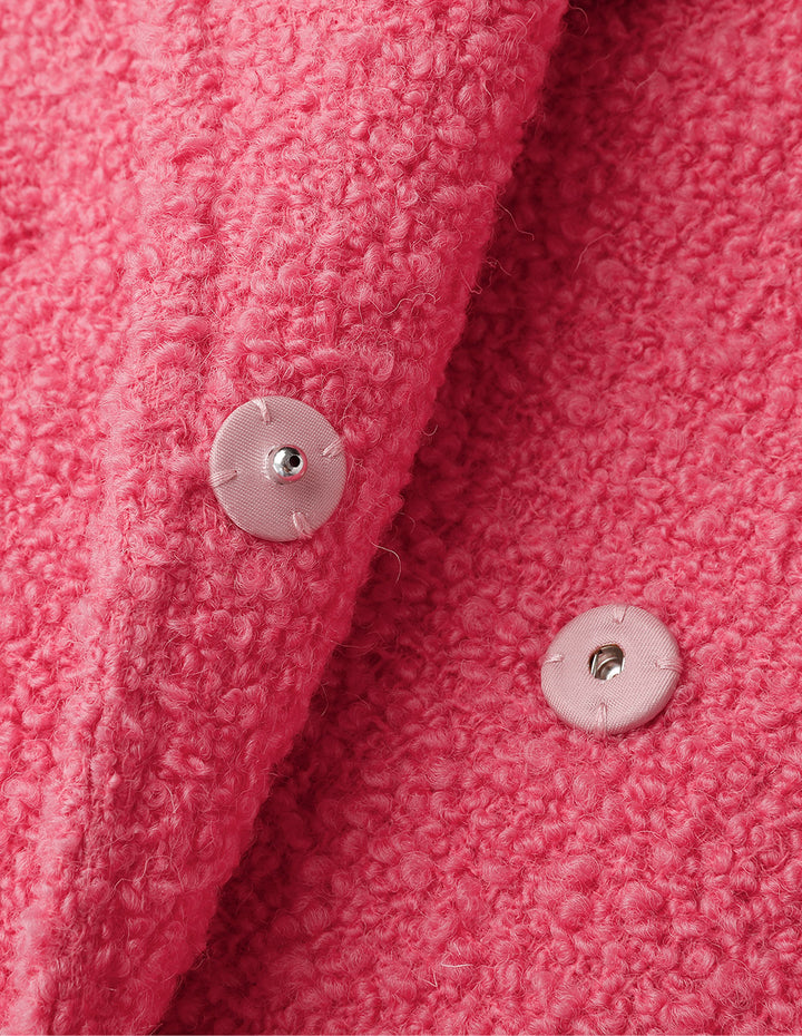 MARYLING sweet peach pink belted jacket