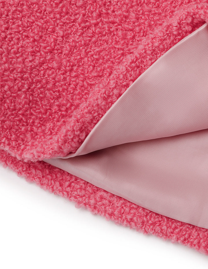 MARYLING sweet peach pink A-line mini skirt