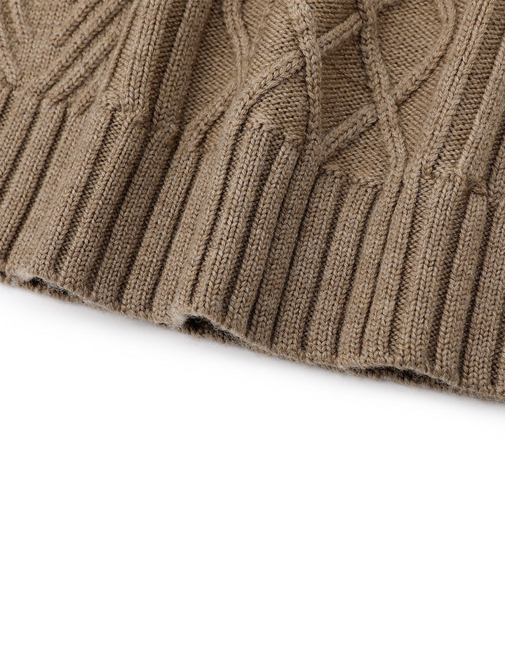 MARYLING Beige Sleeveless Knit Dress