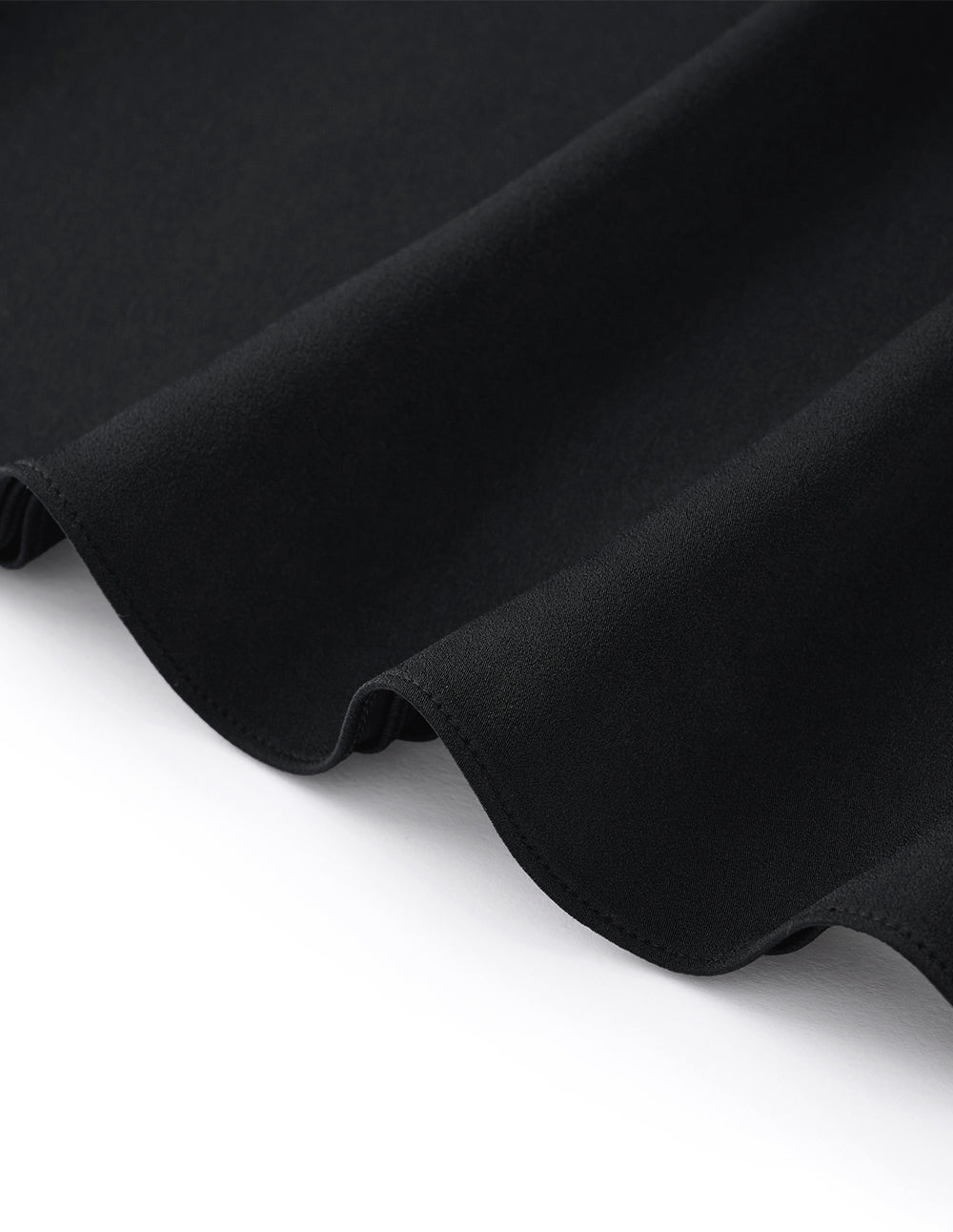 MARYLING Black asymmetric chain evening dress