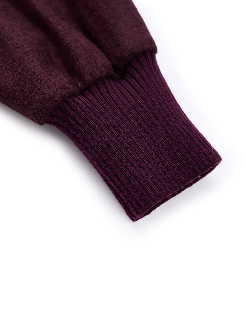 MARYLING Wine red off-shoulder sexy wool knitted top